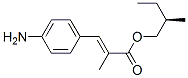 3-(4-氨基苯基)-2-甲基丙酸 (r)-2-甲基丁酯结构式_62742-51-2结构式