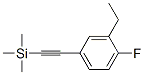 Silane, [(3-ethyl-4-fluorophenyl)ethynyl]trimethyl- (9ci) Structure,627463-26-7Structure