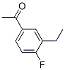 (9ci)-1-(3-乙基-4-氟苯基)-乙酮结构式_627463-27-8结构式