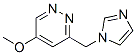 Pyridazine, 3-(1h-imidazol-1-ylmethyl)-5-methoxy-(9ci) Structure,627525-65-9Structure