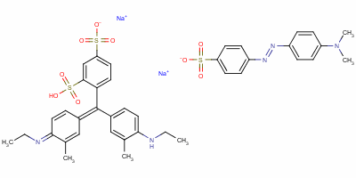 Methyl orange-xylene cyanol Structure,62758-15-0Structure