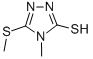 4-Methyl -5-methylsulfanyl-4h-[1,2,4]triazole-3-thiol Structure,62770-12-1Structure