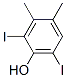 2,6-Diiodo-3,4-dimethylphenol Structure,62778-18-1Structure