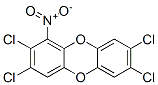 1-Nitro-2,3,7,8-tetrachlorodibenzo-p-dioxin Structure,62782-12-1Structure