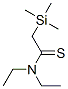 Ethanethioamide, n,n-diethyl-2-(trimethylsilyl)- Structure,62785-61-9Structure