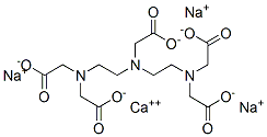 Diethylenetriaminepentaacetic acid calcium trisodium salt Structure,62796-80-9Structure