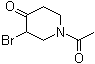 N-乙酰基-3-溴-4-哌啶酮结构式_62829-47-4结构式