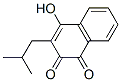 4-Hydroxy-3-(2-methylpropyl)naphthalene-1,2-dione Structure,62830-53-9Structure