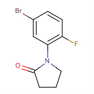 1-(5-Bromo-2-fluorophenyl)pyrrolidin-2-one Structure,628692-07-9Structure