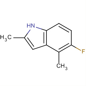 5-氟-2,4-二甲基-1H-吲哚结构式_628736-92-5结构式