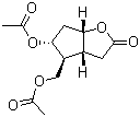 ((3aR,4S,6aS)-5-乙酰氧基-2-氧代六氢-2H-环戊并[b]呋喃-4-基)甲基 乙酸酯结构式_62939-82-6结构式