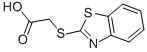 (2-Benzothiazolylthio)acetic acid Structure,6295-57-4Structure