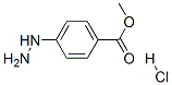 4-Hydrazinobenzoic acid methyl ester hydrochloride Structure,6296-89-5Structure