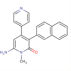 6-氨基-1-甲基-3-萘-2-基-1H-[4,4]联吡啶-2-酮结构式_629623-90-1结构式