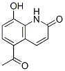 5-乙酰基-8-羟基-1H-喹啉-2-酮结构式_62978-73-8结构式