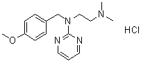 Thonzylamine hydrochloride Structure,63-56-9Structure