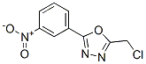 2-Chloromethyl-5-(3-nitro-phenyl)-[1,3,4]oxadiazole Structure,63002-57-3Structure