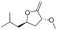 Furan, tetrahydro-3-methoxy-2-methylene-5-(2-methylpropyl)-, (3r,5r)-(9ci) Structure,630096-90-1Structure