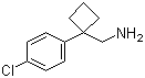 1-(4-Chlorophenyl)cyclobutanemethanamine Structure,63010-09-3Structure