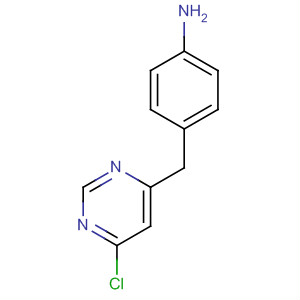 4-((6-Chloropyrimidin-4-yl)methyl)benzenamine Structure,630125-76-7Structure