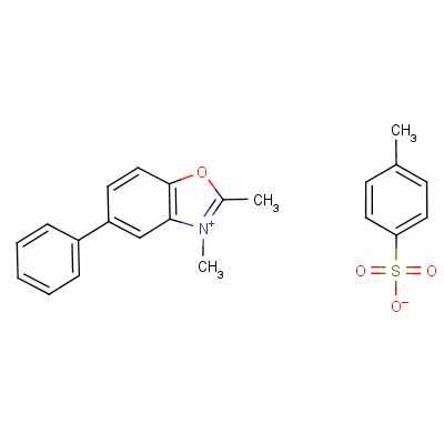 2,3-Dimethyl-5-phenylbenzoxazolium p-toluenesulphonate Structure,63059-64-3Structure