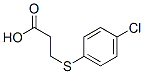 3-[(4-Chlorophenyl)sulfanyl]propanoic acid Structure,6310-27-6Structure