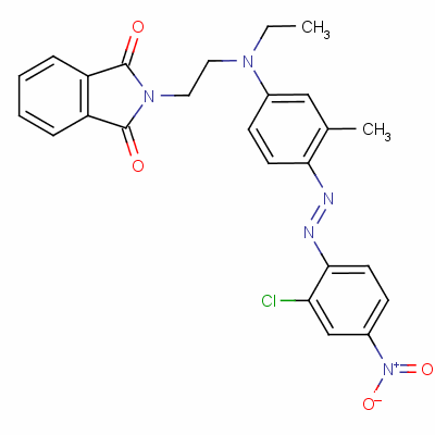 N-[2-[[4-[(2-chloro-4-nitrophenyl)azo]-m-tolyl ]ethylamino]ethyl ]phthalimide Structure,63133-94-8Structure