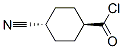 Cyclohexanecarbonyl chloride,4-cyano-,trans-(9ci) Structure,63136-90-3Structure