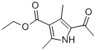 Ethyl 5-acetyl-2,4-dimethyl-1H-pyrrole-3-carboxylate Structure,6314-22-3Structure