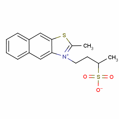 2-Methyl-3-(3-sulphonatobutyl)naphtho[1,2-d]thiazolium Structure,63149-04-2Structure