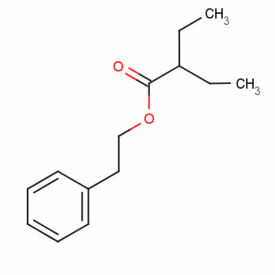 Butanoic acid, 2-ethyl-, 2-phenylethyl ester Structure,6315-04-4Structure