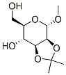 Methyl 2,3-o-isopropylidene-alpha-d-mannopyranoside Structure,63167-69-1Structure