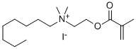 N-(2-(异丁烯酰基氧基)乙基)-N,N-二甲基辛烷-1-碘化铵结构式_63175-06-4结构式