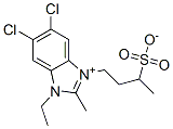 5,6-Dichloro-1-ethyl-2-methyl-3-(3-sulfobutyl)benzimidazolium inner salt Structure,63175-96-2Structure