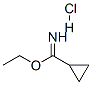 Ethyl cyclopropanecarbimidate, hcl Structure,63190-44-3Structure