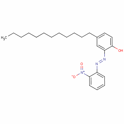 4-Dodecyl-2-[(2-nitrophenyl)azo]phenol Structure,63216-93-3Structure