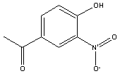 4-Hydroxy-3-nitroacetophenone Structure