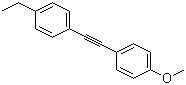 1-(4-Ethylphenyl)-2-(4-methoxyphenyl)acetylene Structure,63221-88-5Structure