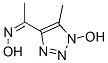 Ethanone, 1-(1-hydroxy-5-methyl-1h-1,2,3-triazol-4-yl)-, oxime (9ci) Structure,632298-54-5Structure