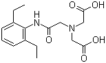 N-(2,6-diethylphenylcarbamoylmethyl)iminodiacetic acid Structure,63245-28-3Structure