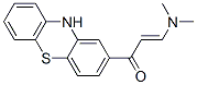 3-二甲基氨基-1-(10h-苯并-2-噻嗪)-2-丙烯-1-酮结构式_63285-46-1结构式