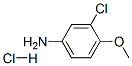 3-Chloro-4-methoxybenzenamine hydrochloride Structure,6329-90-4Structure