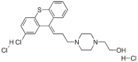 4-[3-(2-氯-9H-硫蒽)玦基]哌嗪-1-乙醇双盐酸盐结构式_633-59-0结构式