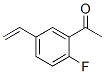 Ethanone, 1-(5-ethenyl-2-fluorophenyl)-(9ci) Structure,633335-99-6Structure