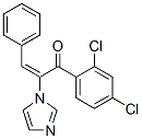 2-Propen-1-one,1-(2,4-dichlorophenyl)-2-(1h-imidazol-1-yl)-3-phenyl-,(e)-(9ci) Structure,63334-76-9Structure