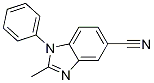 2-Methyl-1-phenyl-1h-benzo[d]imidazole-5-carbonitrile Structure,63339-94-6Structure