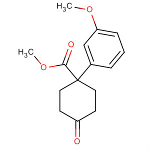 Methyl 1-(3-methoxyphenyl)-4-oxocyclohexanecarboxylate Structure,63383-54-0Structure