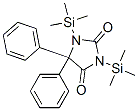 2,4-Imidazolidinedione,5,5-diphenyl-1,3-bis(trimethylsilyl)- Structure,63435-72-3Structure