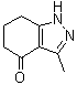 3-甲基-1,5,6,7-四氢吲唑-4-酮结构式_63446-38-8结构式