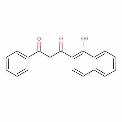 1-(1-Hydroxy-2-naphthyl)-3-phenylpropane-1,3-dione Structure,63450-45-3Structure